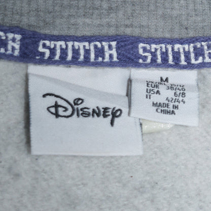 Disney Women Grey Stitch Pullover Sweatshirt Size M