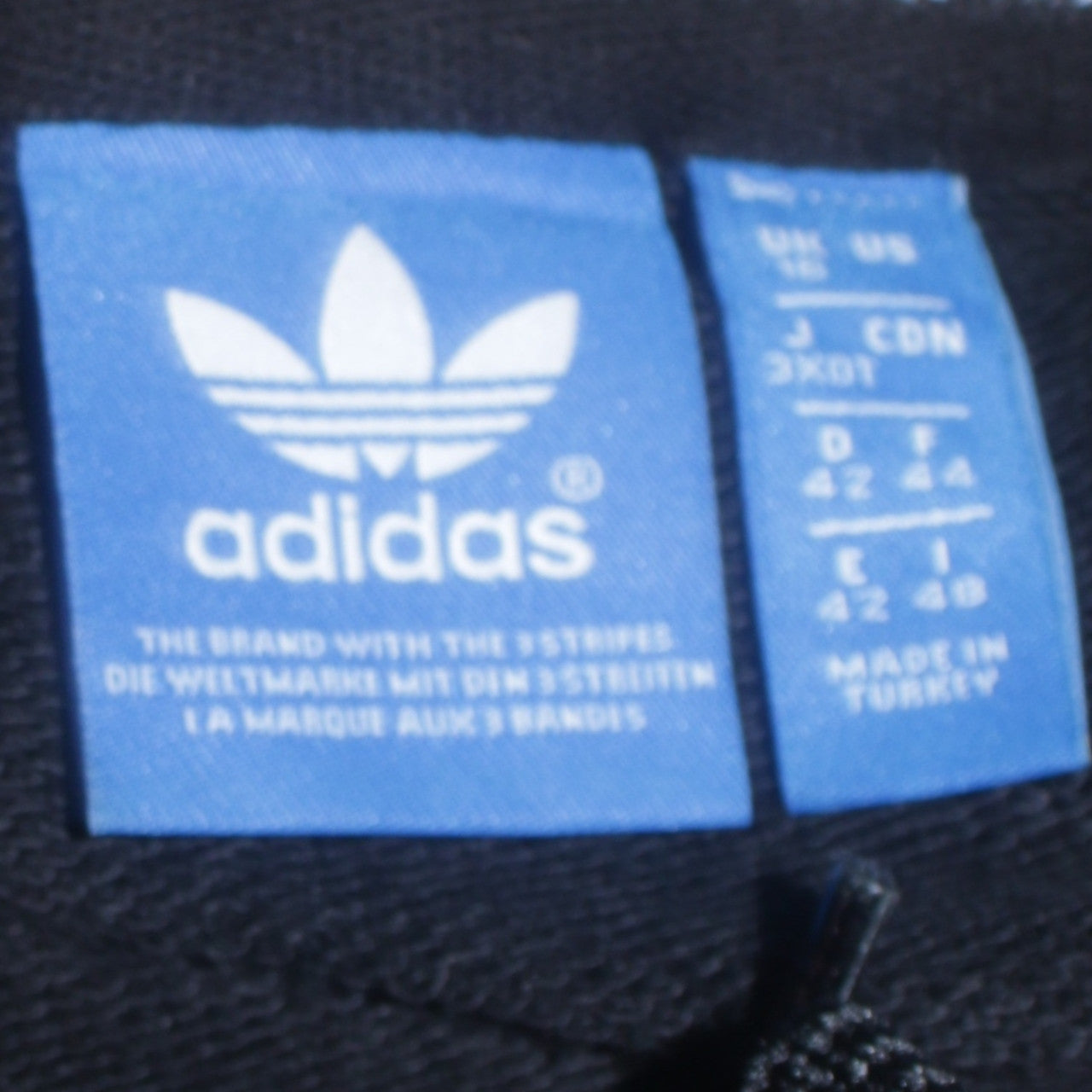 Adidas Women Black Full Zip Hoodie Size XL Hooded Sweatshirt