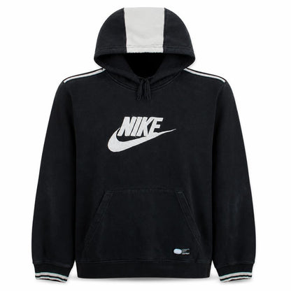 Nike Boys Black Pullover Hoodie with Logo and Drawstring Hood Size M