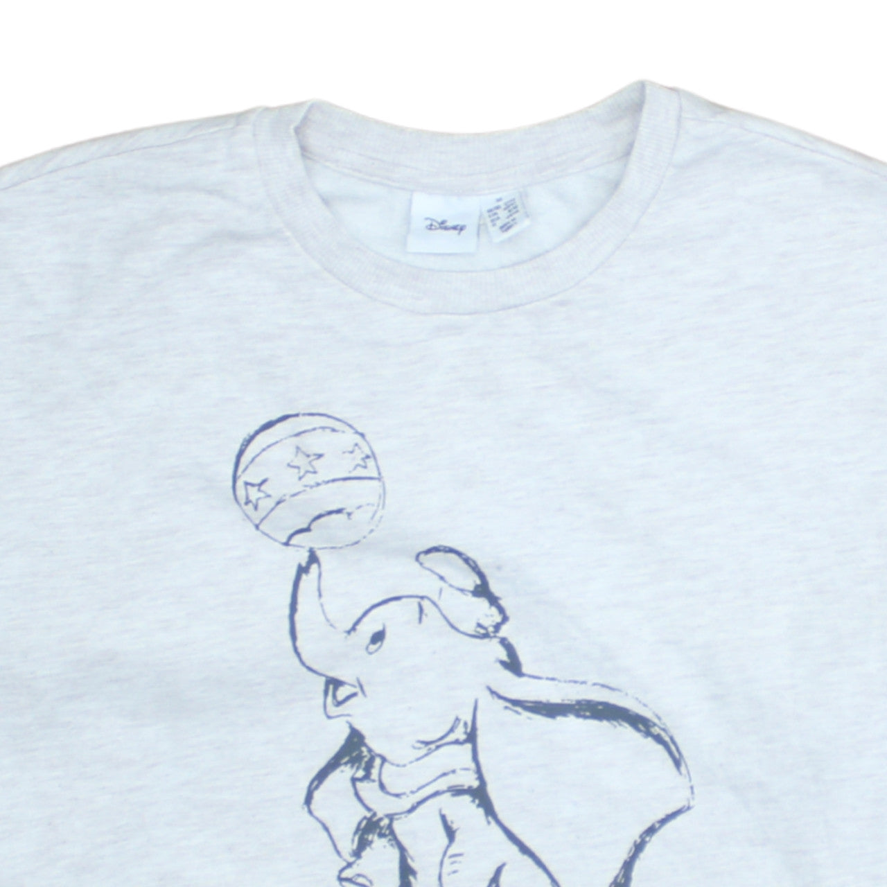 Disney Women Grey Dumbo Graphic Pullover Sweatshirt Size M 12/14