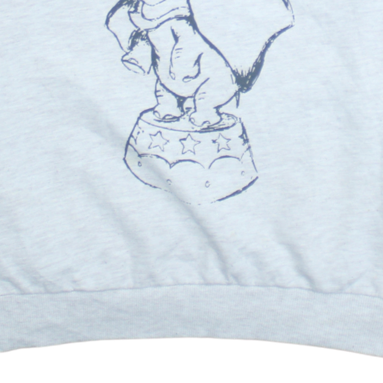 Disney Women Grey Dumbo Graphic Pullover Sweatshirt Size M 12/14