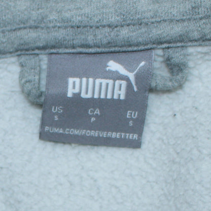 Puma Men's Grey Small Regular Fit Track Jacket Full Zip