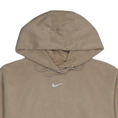 Nike Men's Beige Hoodie Pullover Medium Cotton Blend Classic Fit
