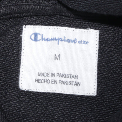 Champion Men’s Black Pullover Hoodie Medium Embroidered Logo