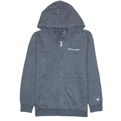 Champion Boys Grey Full Zip Hoodie Size 11-12 Years Regular Fit