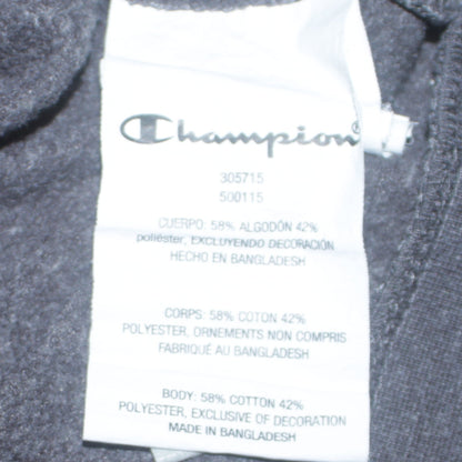 Champion Boys Grey Full Zip Hoodie Size 11-12 Years Regular Fit