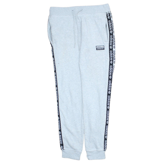 Adidas Womens Grey Jogger Sweatpants Size 10 Cotton Blend Activewear