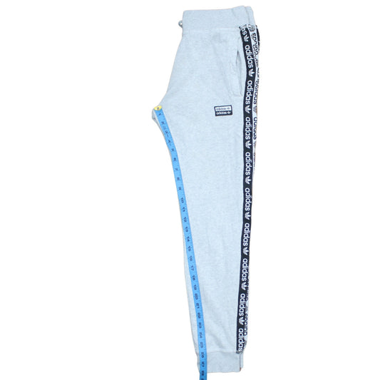 Adidas Womens Grey Jogger Sweatpants Size 10 Cotton Blend Activewear