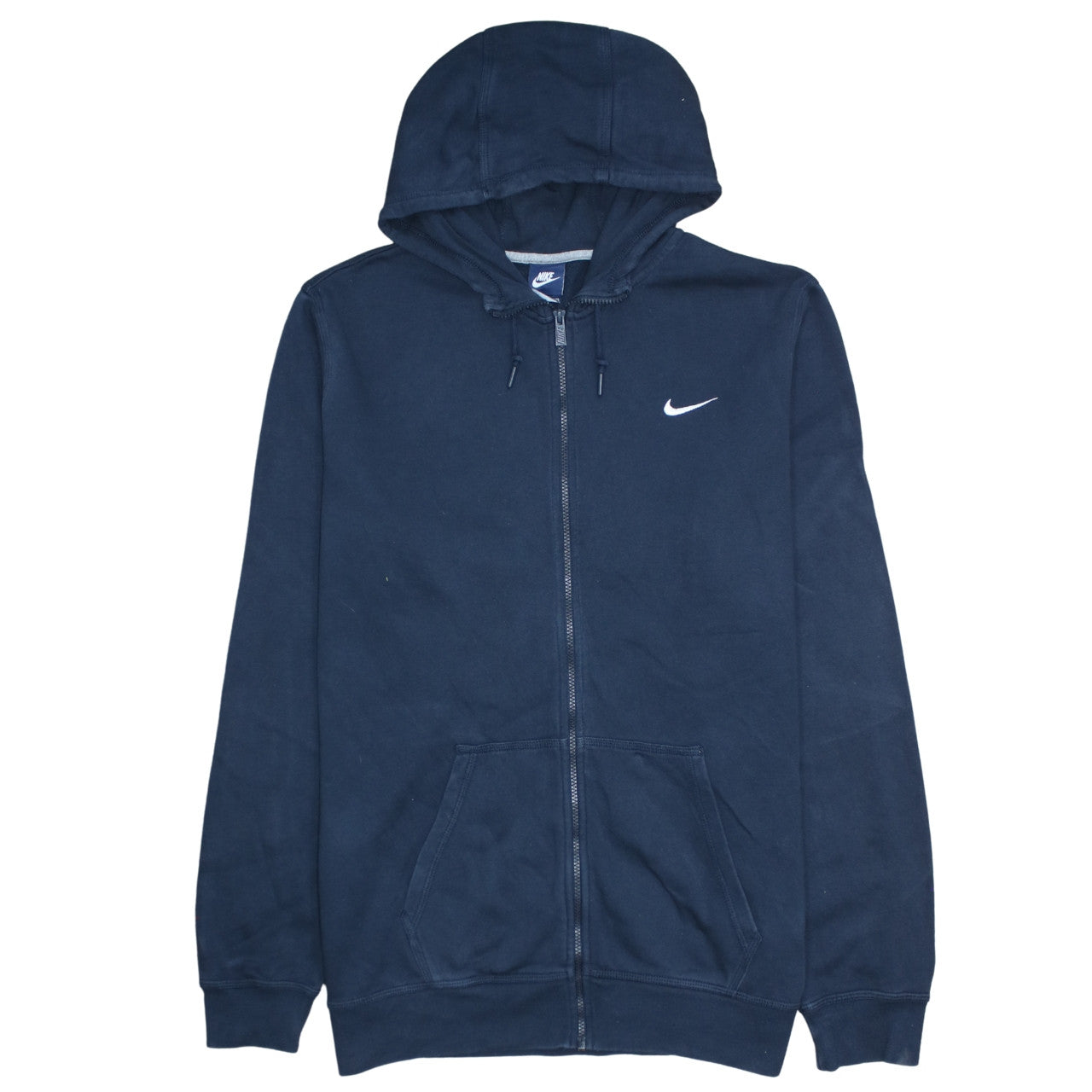 Nike Men's Blue Full Zip Hoodie 2XL Hooded Sweatshirt