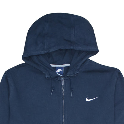 Nike Men's Blue Full Zip Hoodie 2XL Hooded Sweatshirt