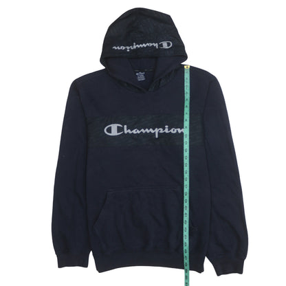 Champion Mens Blue XL Pullover Hoodie Logo Sportswear