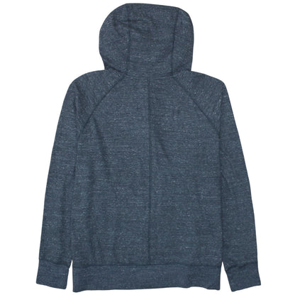 Nike Women's Blue Full Zip Hoodie Size XL Cotton Blend Casual