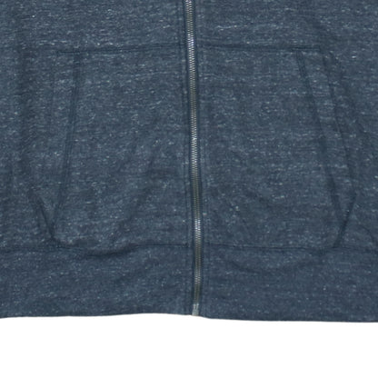 Nike Women's Blue Full Zip Hoodie Size XL Cotton Blend Casual