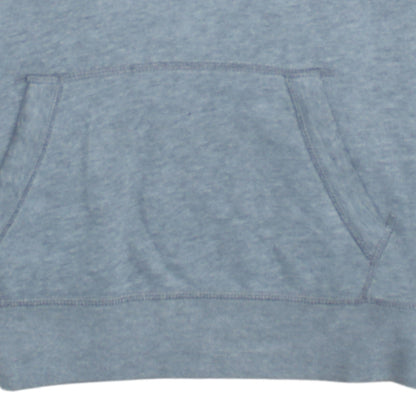 Hollister Womens Grey Hooded Pullover Hoodie L Printed Logo Warm Casual