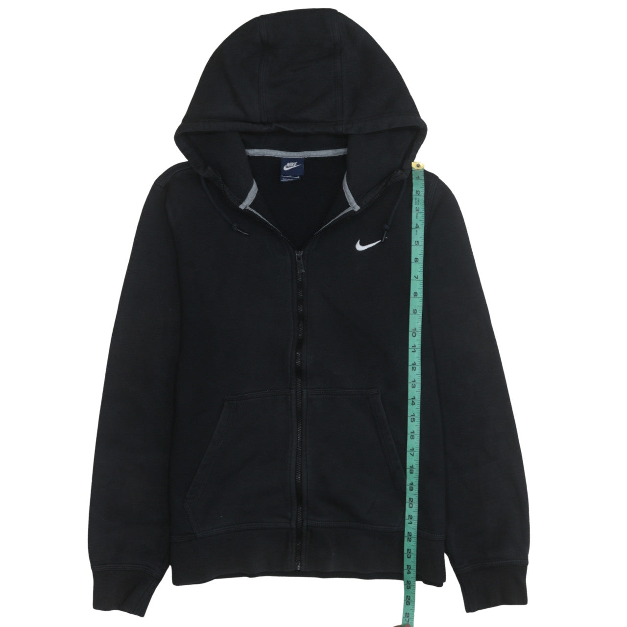 Nike Men's Black Full Zip Hoodie Size L Fleece Sportswear