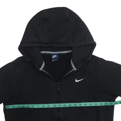 Nike Men's Black Full Zip Hoodie Size L Fleece Sportswear
