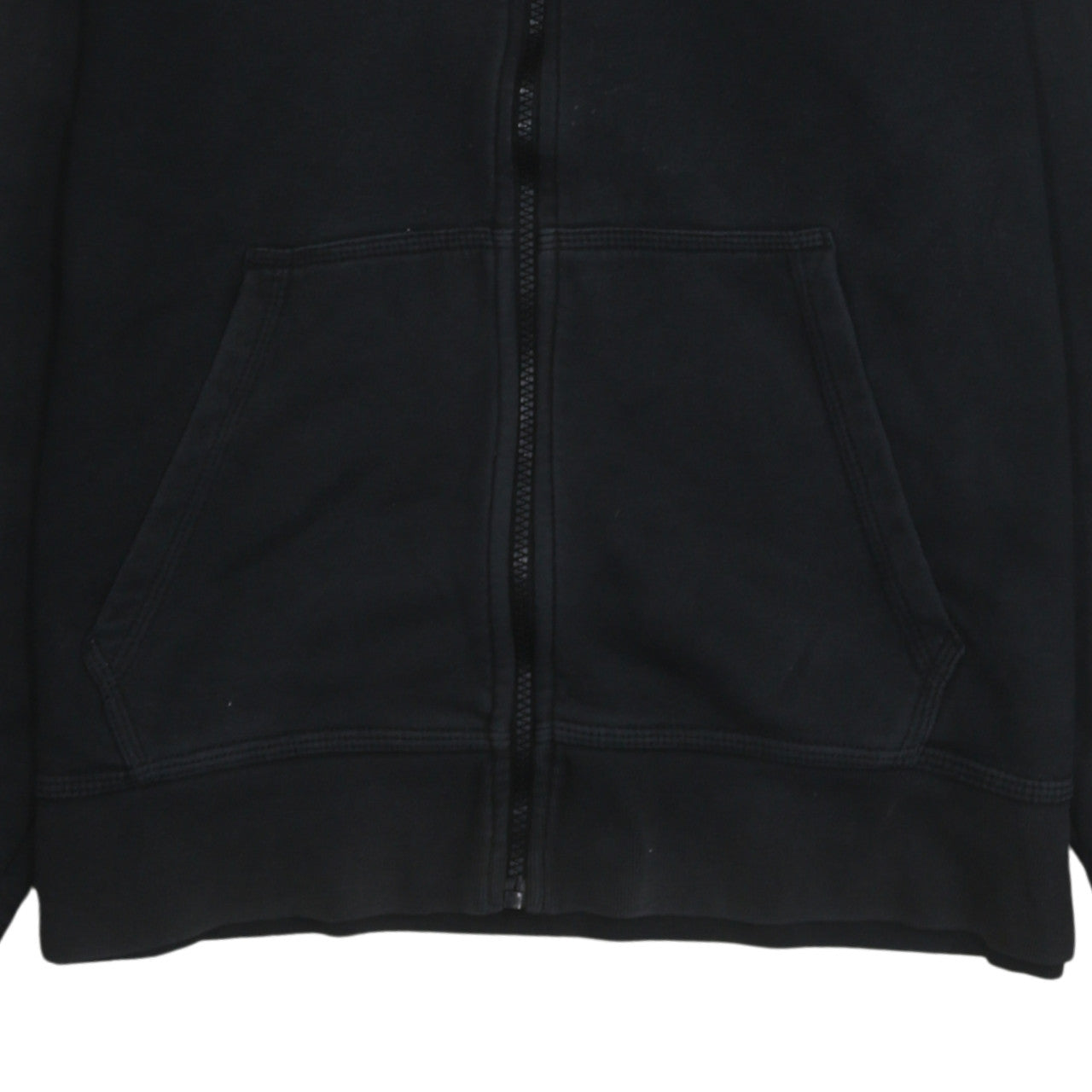 Nike Men's Black Full Zip Hoodie Size L Fleece Sportswear