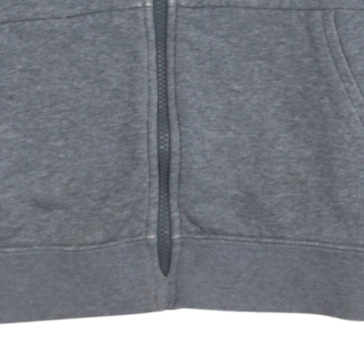 Nike Boys Grey Full Zip Hoodie Size 146cm Fleece Lined Sweatshirt