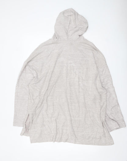 George Womens Beige XL Hooded Pullover Sweatshirt Viscose Blend