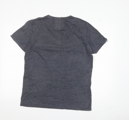 Superdry Men's Grey Graphic Athletic Short Sleeve T-Shirt Size L