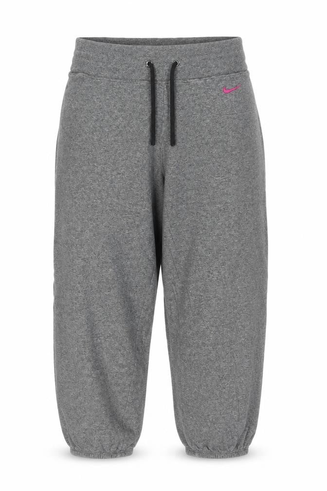 Nike Women’s Grey Dri-FIT Sweat Shorts S Regular Fit Activewear