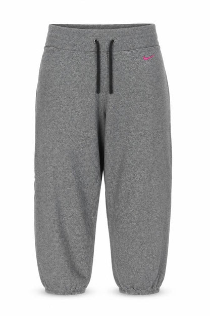 Nike Women’s Grey Dri-FIT Sweat Shorts S Regular Fit Activewear