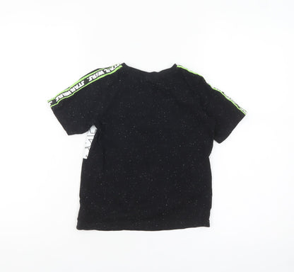 Tu Star Wars Boys Black 6-7 Years Short Sleeve Graphic T-Shirt