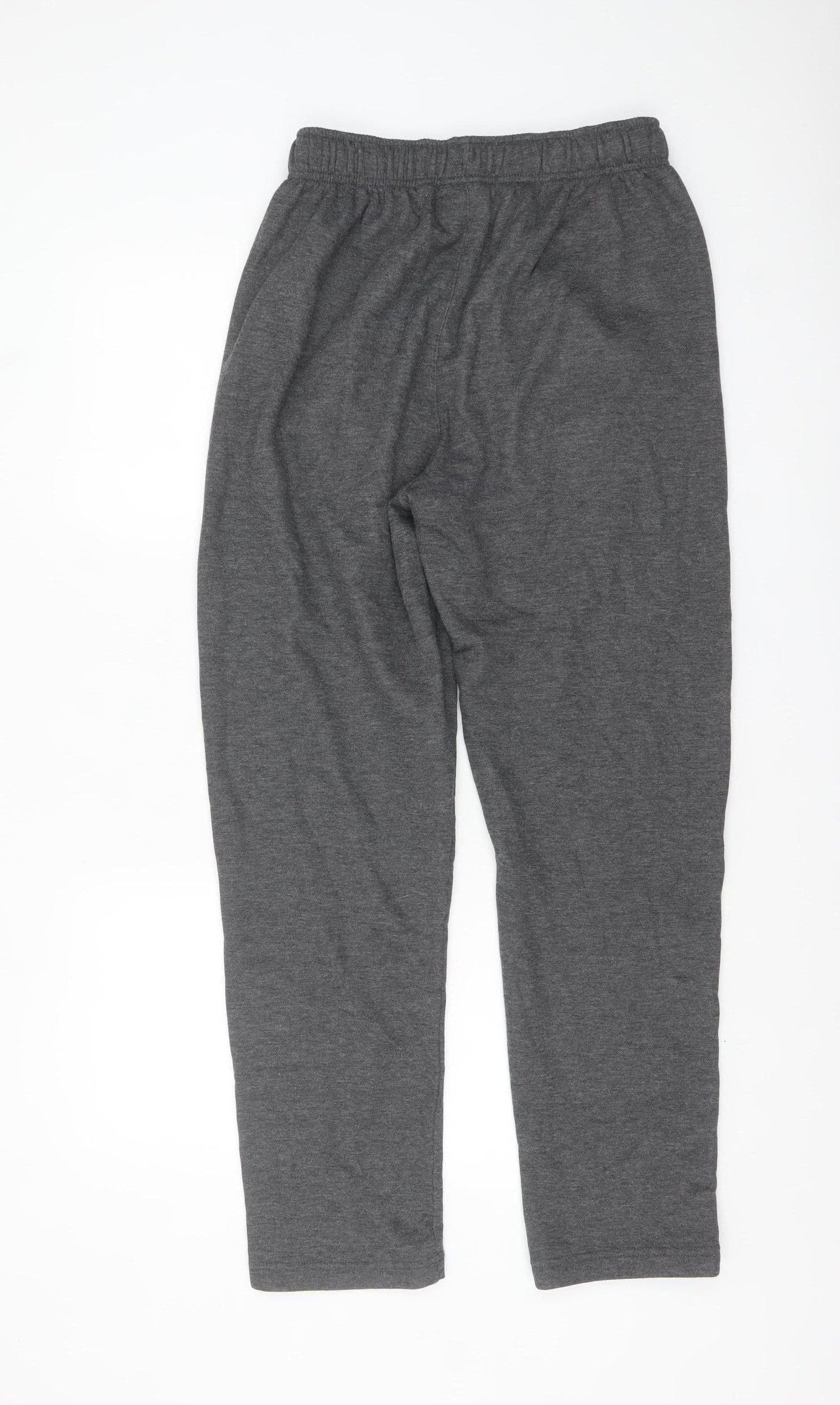 Slazenger Men's Grey M Sweatpants Regular Fit Elastic Waist