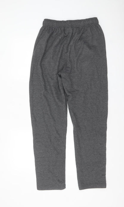 Slazenger Men's Grey M Sweatpants Regular Fit Elastic Waist