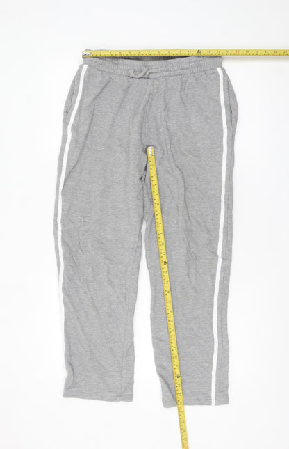 ASOS Design Women's Grey Jersey Jogger Trousers S Elastic Waist