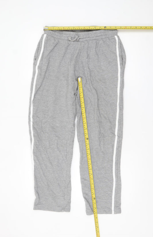ASOS Design Women's Grey Jersey Jogger Trousers S Elastic Waist