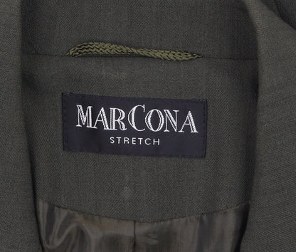 Marcona Women’s Green Wool Blend Single Breasted Blazer Size 12