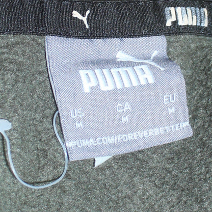 Puma Mens Green Pullover Hoodie M Regular Fit Sportswear