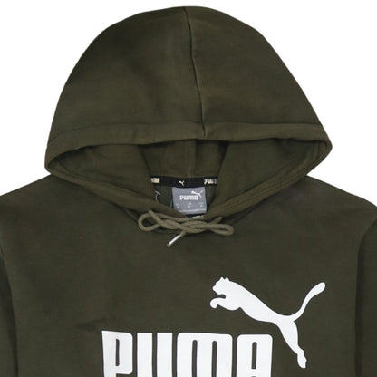 Puma Mens Green Pullover Hoodie M Regular Fit Sportswear