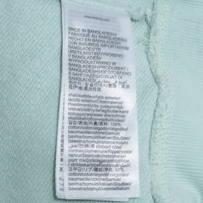 Tommy Jeans Womens Mint Green Small Pullover Sweatshirt Crew Neck Cotton