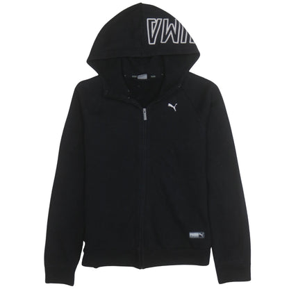 Puma Men's Black Full Zip Hoodie Size S Sports Fleece