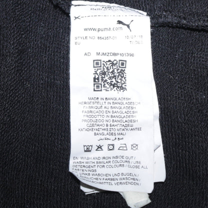 Puma Men's Black Full Zip Hoodie Size S Sports Fleece