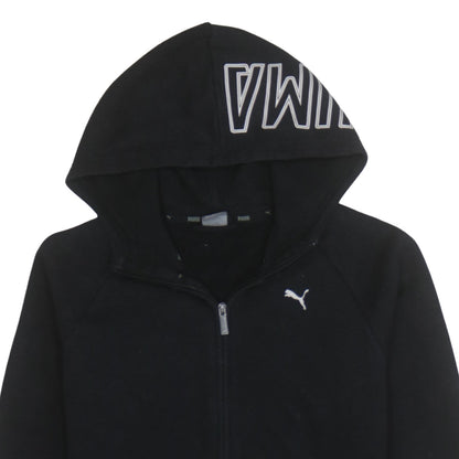 Puma Men's Black Full Zip Hoodie Size S Sports Fleece