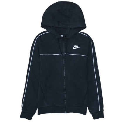 Nike Womens Black Full Zip Hoodie Size S Cotton Blend Sweatshirt