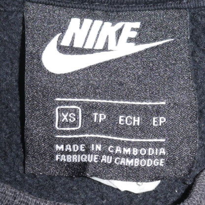 Nike Men's Black XS Pullover Sweatshirt Crew Neck Fleece
