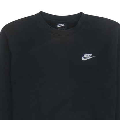 Nike Men's Black XS Pullover Sweatshirt Crew Neck Fleece