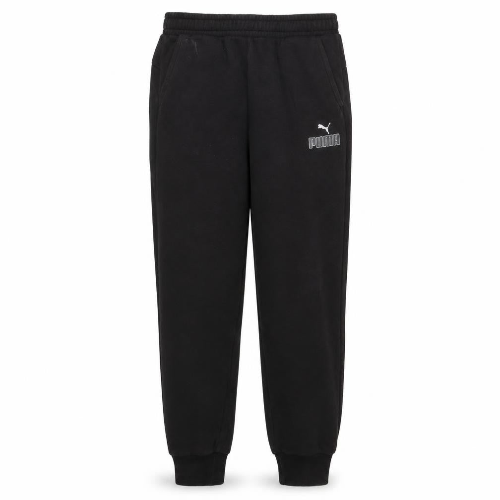 Puma Men's Black Jogger Sweatpants M Regular Fleece Activewear