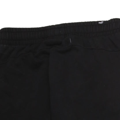Puma Men's Black Jogger Sweatpants M Regular Fleece Activewear
