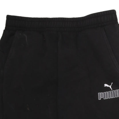 Puma Men's Black Jogger Sweatpants M Regular Fleece Activewear