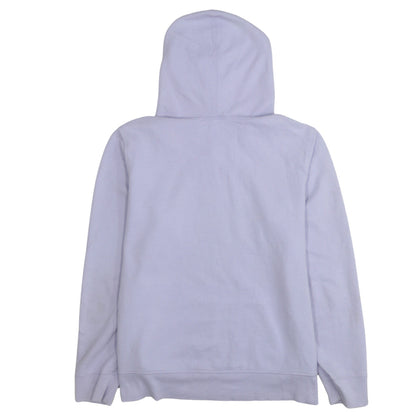 GAP Women Lilac Hoodie Large Cotton Blend Pullover Classic Fit