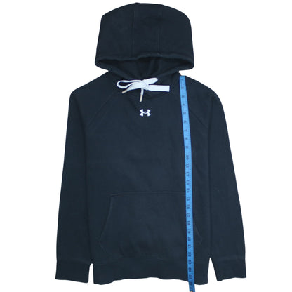 Under Armour Men's Black Pullover Hoodie M Relaxed Fit Fleece