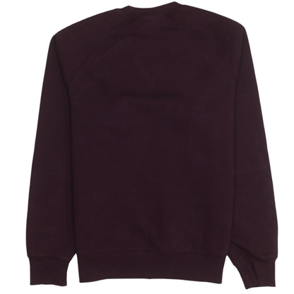 Carhartt Men's Brown Crew Neck Fleece Sweatshirt Size S