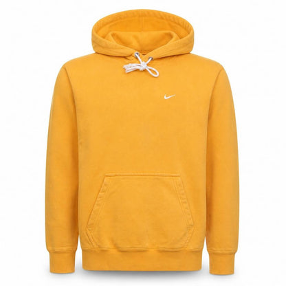 Nike Men's Yellow Pullover Hoodie XS Regular Fit Sportswear