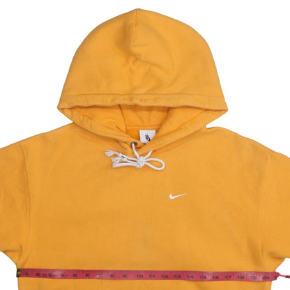 Nike Men's Yellow Pullover Hoodie XS Regular Fit Sportswear
