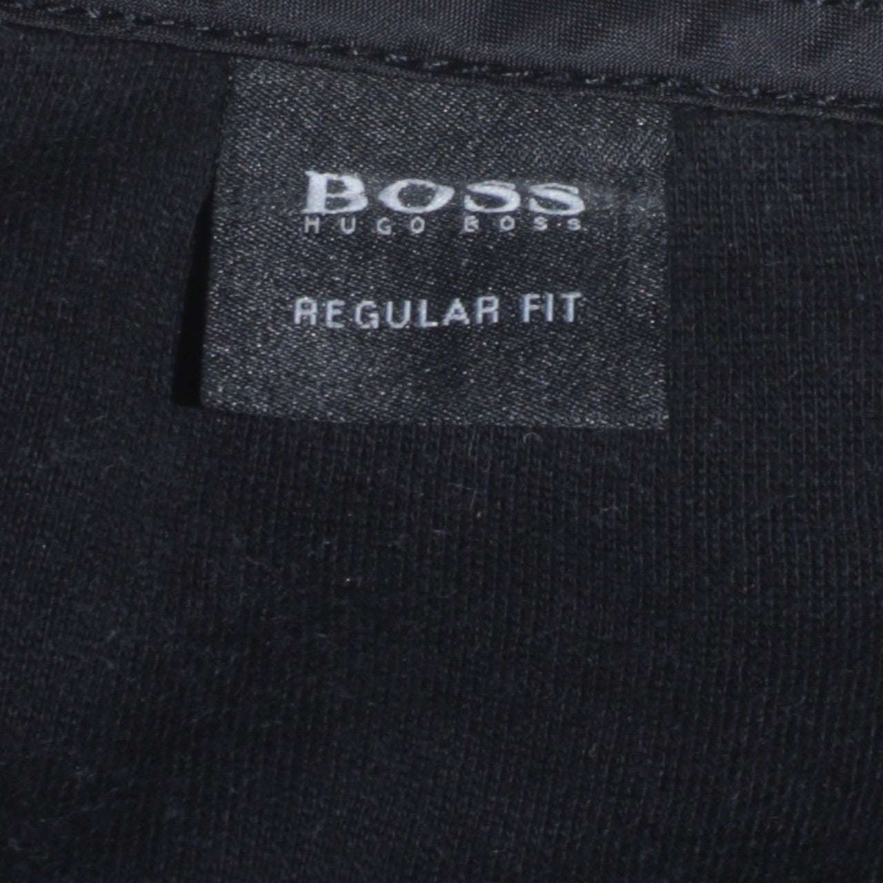Hugo Boss Men's Black 2XL 1/4 Zip Regular Fit Fleece Jacket